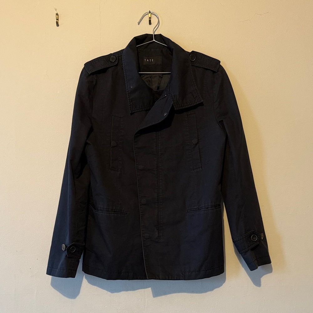 TATE Black Jacket with Buttoned Accessories